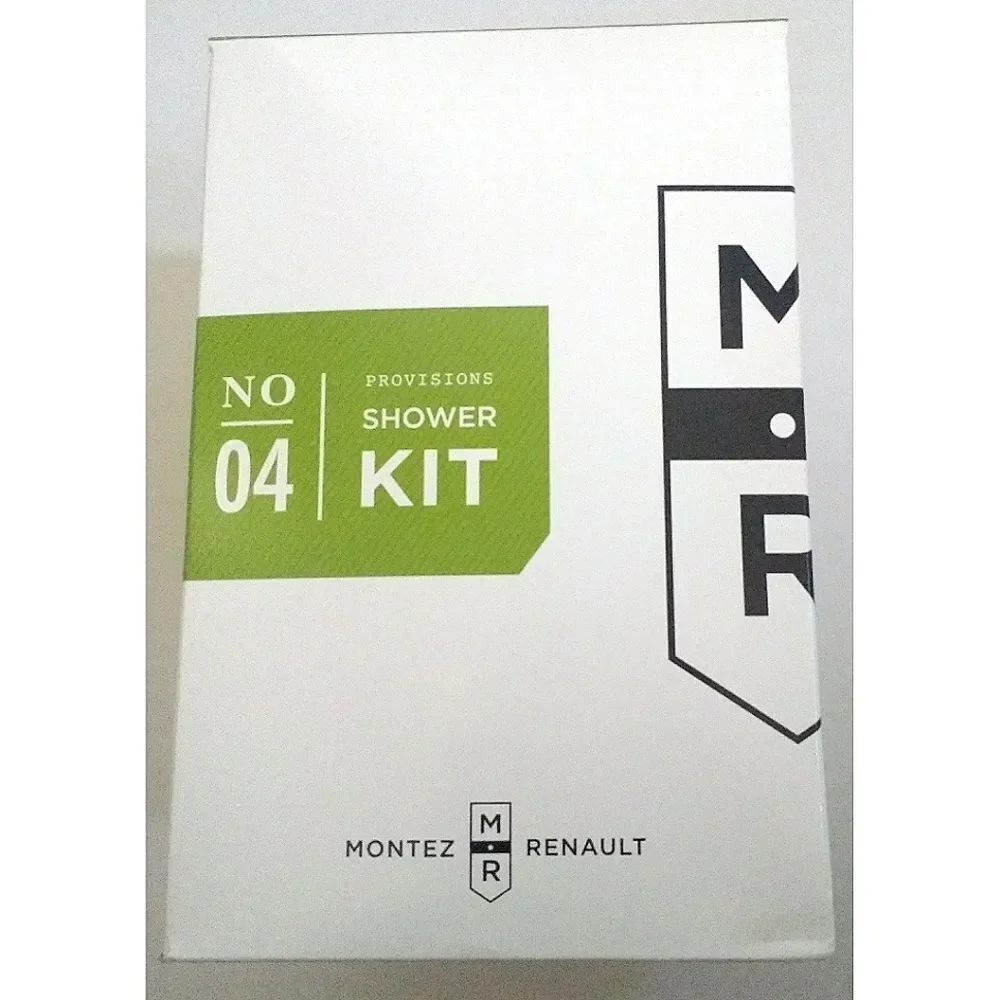 New! MONTEZ RENAULT 4-Pack Men's Daily Shower Kit 6.8-oz Each